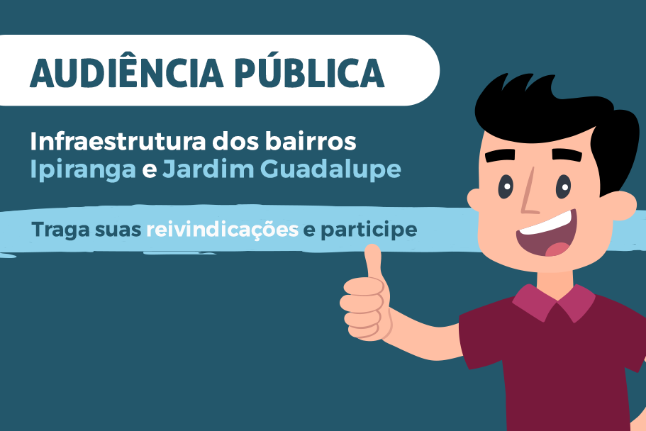 Imagem 1 da notícia: Câmara realiza Audiência Pública dos bairros Ipiranga e Jd. Guadalupe